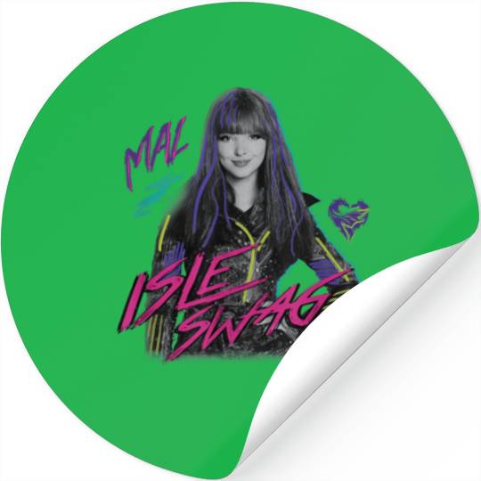 Disney Descendants 2 Mal Isle Swag TShirt Stickers