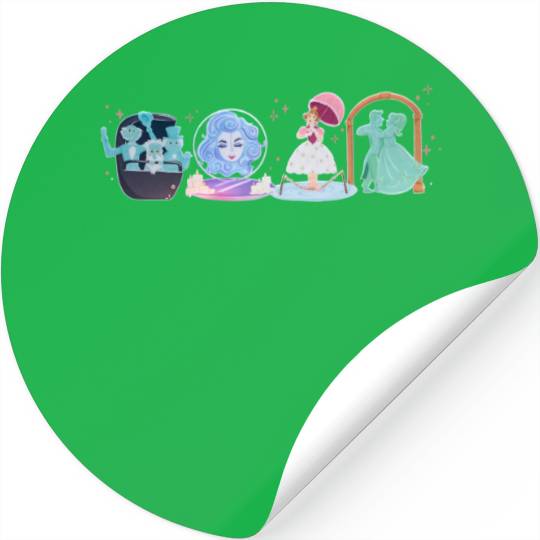 Haunted Mansion Stickers, Disneyland Haunted Mansion Stickers
