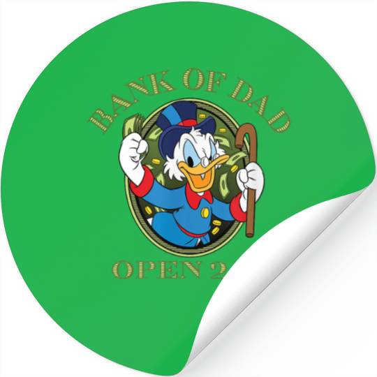 Disney DuckTales Bank of Dad Stickers