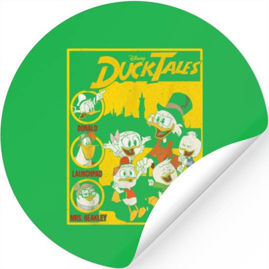 Disney DuckTales Comic Book Cover Stickers