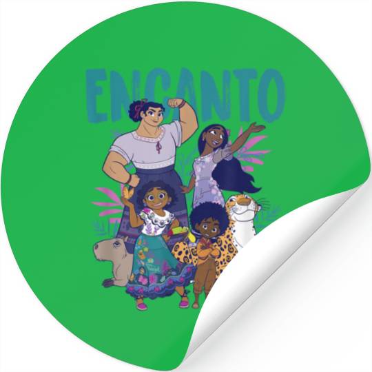 Disney Encanto Group Shot Logo Stickers