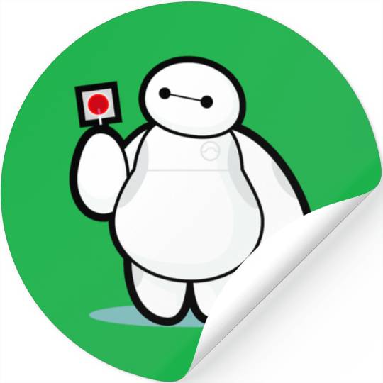 Disney Big Hero 6 Baymax With Lollipop Cute Shot Stickers