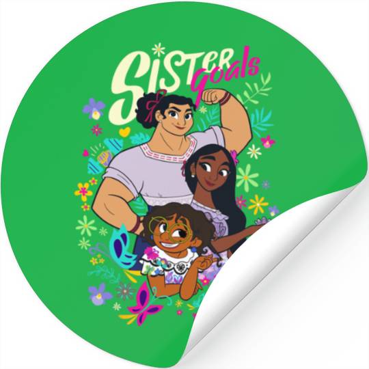 Disney Encanto Mirabel Isabela Luisa Sister Goals Stickers