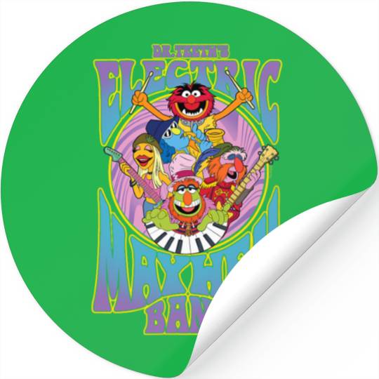 Disney - The Muppets Dr Teeth's Electric Mayhem Band Stickers