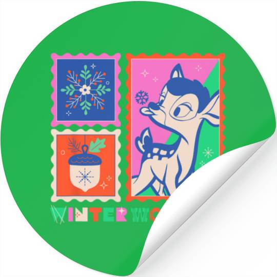 Disney Bambi Christmas Winter Wonders  Stamps Stickers