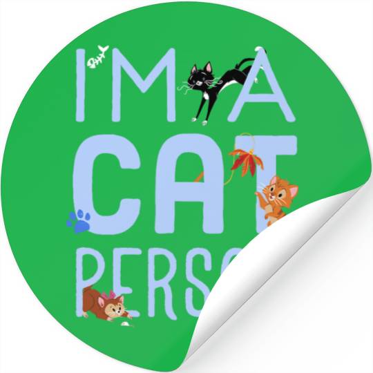Disney Pets Group I'm A Cat Person Stickers