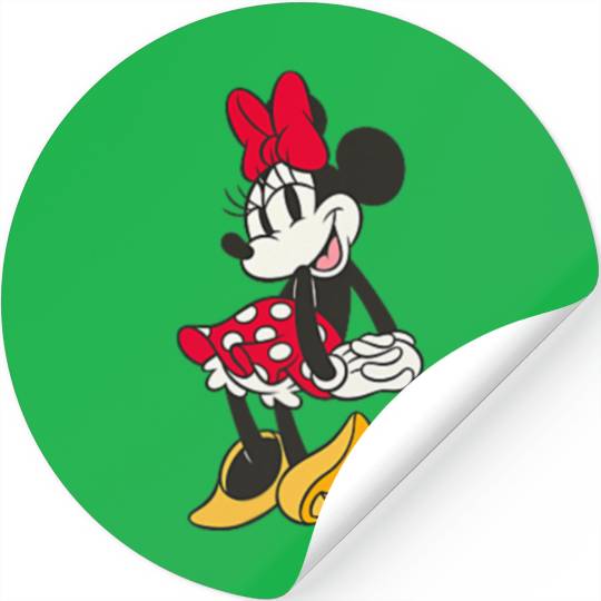 Disney Minnie Mouse  Sassy Pose Small Pocket Logo Stickers