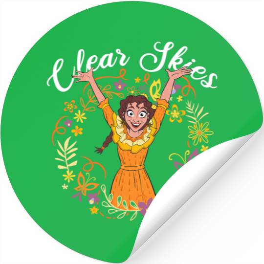 Disney Encanto Pepa Clear Skies Floral Stickers