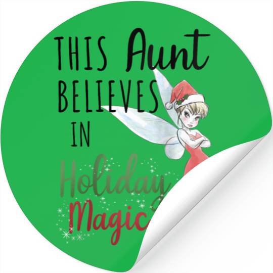 Disneyss Peter Pan Christmas Tinker Bell Holiday Magic Aunt Stickers