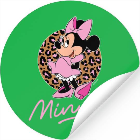 Disney - Minnie Leopard Print Stickers