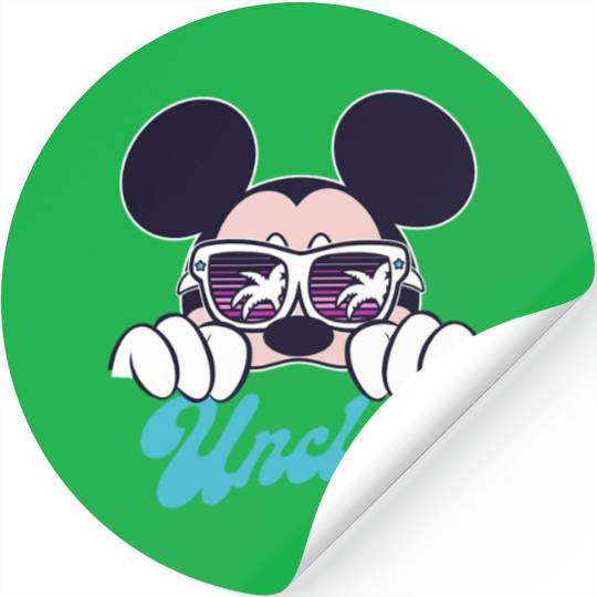 Disney Mickey And Friends Mickey Summer Vibes Uncle Logo Stickers