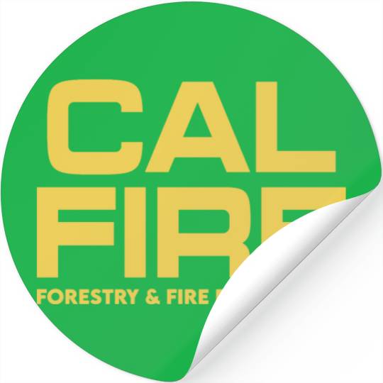 Cal Fire Forestry Fire Protection Stickers