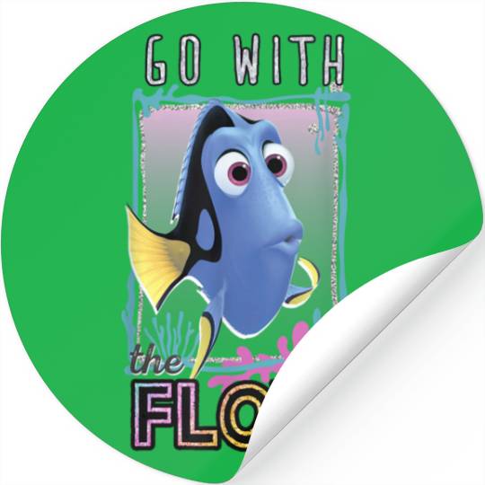 Disneyss Pixars Finding Dory Go With The Flow Glittery Frame Stickers