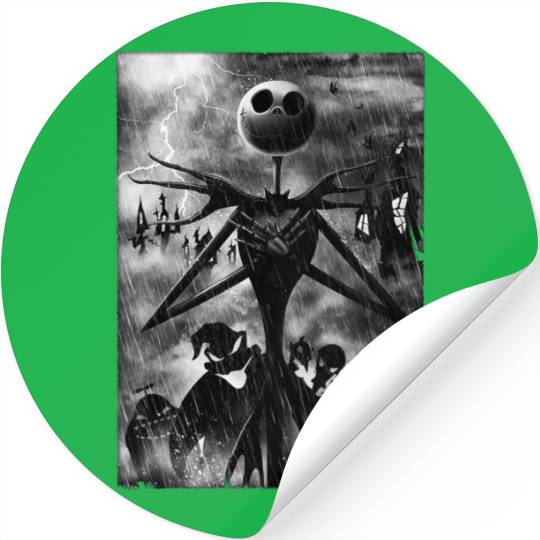 Disney The Nightmare Before Christmas 2024 Jack In Graveyard Stickers