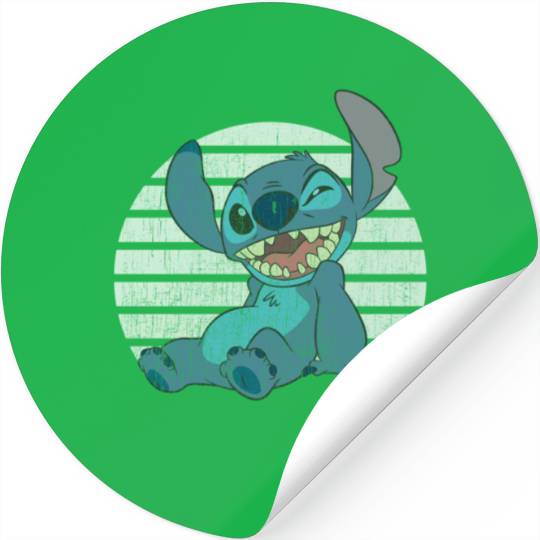 Stitch And Toothless T-Shirt Disney Classic Winking Stitch Stickers