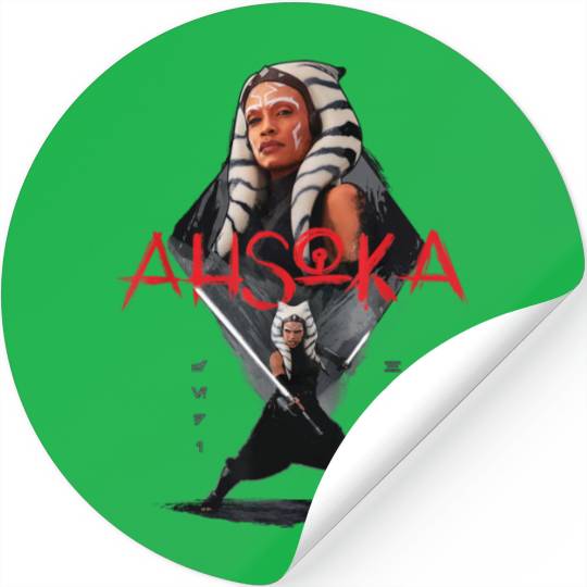 Star Warss Ahsoka Tano Jedi Hero Aurebesh Disneyss+ Stickers