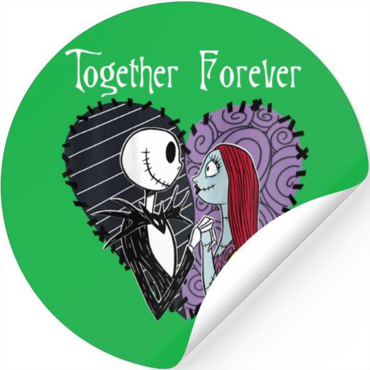 Disneyss The Nightmare Before Christmas Jack Sally Together Stickers