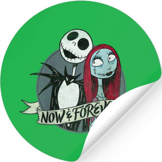 Disneyss Nightmare Jack Sally Now And Forever Stickers