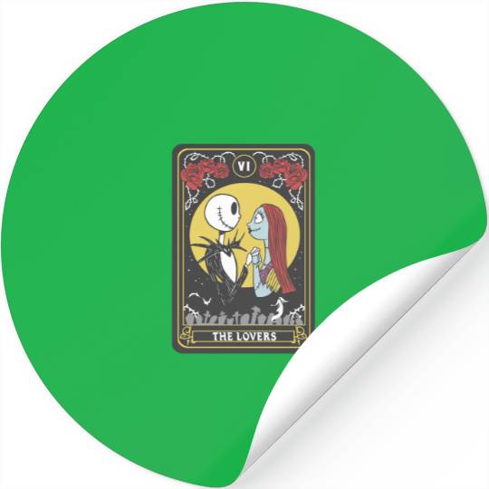 Disneyss The Nightmare Before Christmas Jack Sally Lovers Stickers