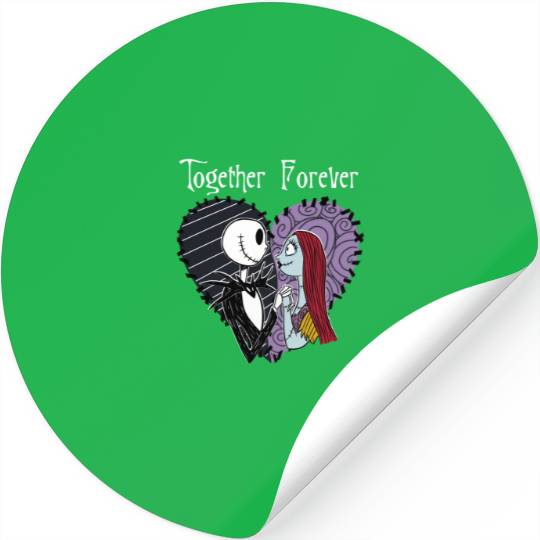Disneyss The Nightmare Before Christmas Jack Sally Together Stickers
