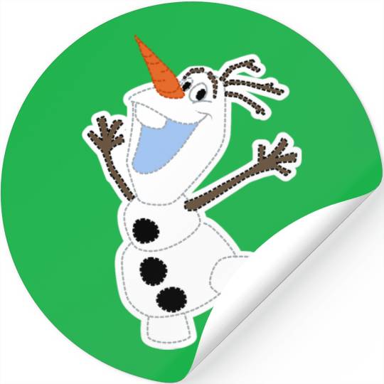 disney frozenss Olaf Dancing Portrait Stickers