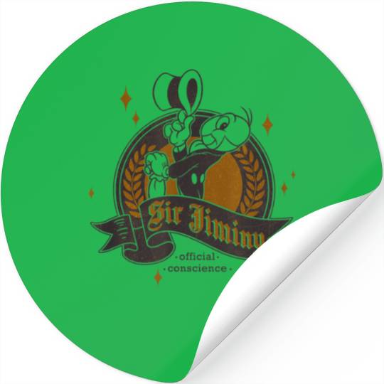 Disney Pinocchio Jiminy Cricket  Pose Stickers