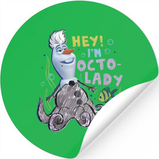 Disney Olaf Presents Ursula Costume Sketch Stickers