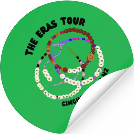 cincinnati eras tour n2 Stickers