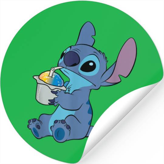 Disneyss Lilo Stitch Cute Stitch Sparkling Ice Cream Poster Stickers