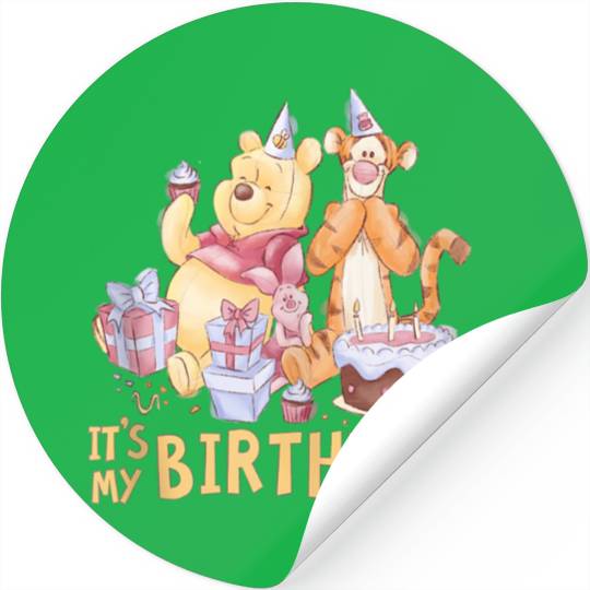 Disneyss Winnie The Pooh Its My Birthday Stickers