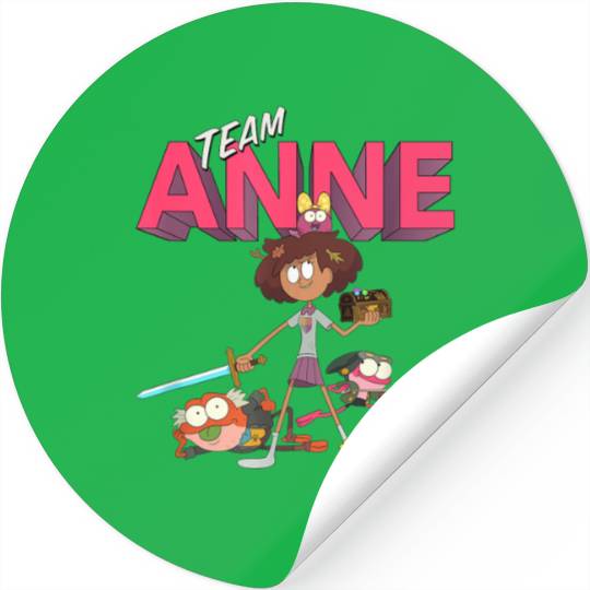 Disney Channel Amphibia Team Anne Stickers