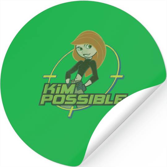 Disney Kim Possible Portrait Logo Stickers