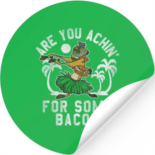 Disney The Lion King Timon Achin Bacon Distresse Stickers