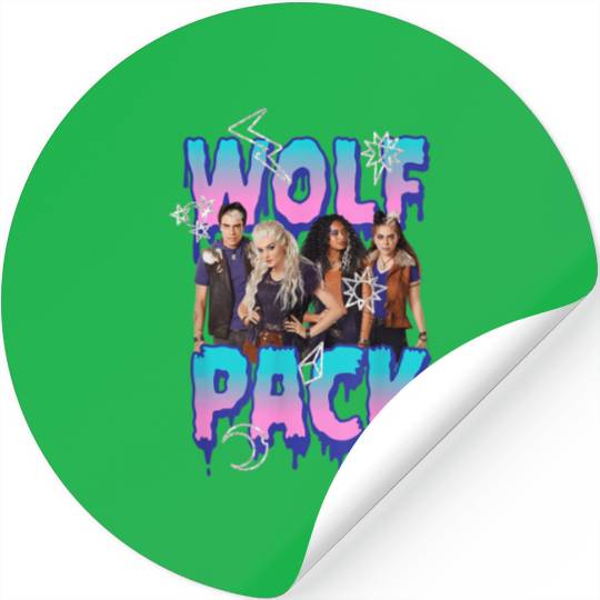 Disney Zombies Wolf Pack Group Poster Stickers