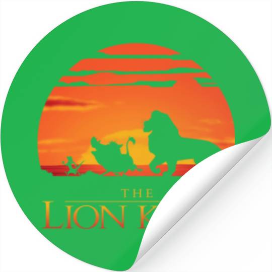 Disneyss Lion King Classic Sunset Walk Stickers