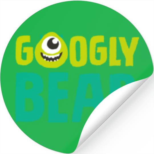 Disneyss And Pixarss Monsters Inc Mike Wazowski Googly Bear Stickers