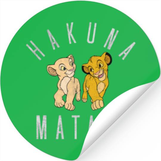 Disneyss Lion King Simba Nala Hakuna Matata Tee Stickers