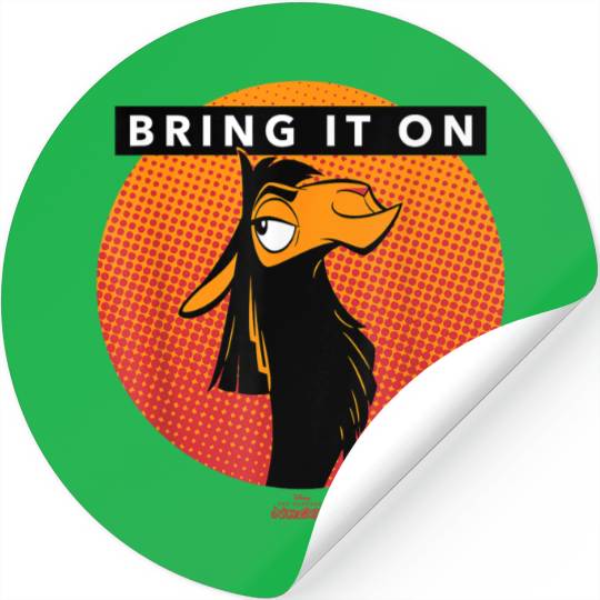 Disneyss The Emperors New Groove Llama Bring It On Stickers
