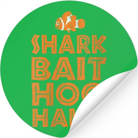 Disneyss Pixars Finding Nemo Shark Bait Hoo Haa Distressed Logo Stickers