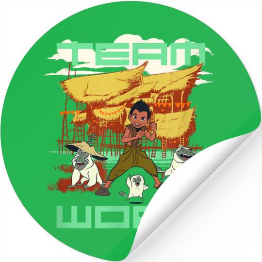 Disneyss Raya And The Last Dragon Team Work Stickers