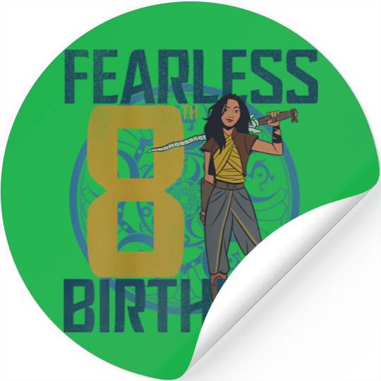 Disneyss Raya And The Last Dragon Birthday Fearless Eighth Stickers
