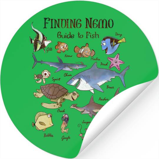 Disneyss Pixars Finding Nemo Fish Guide Stickers