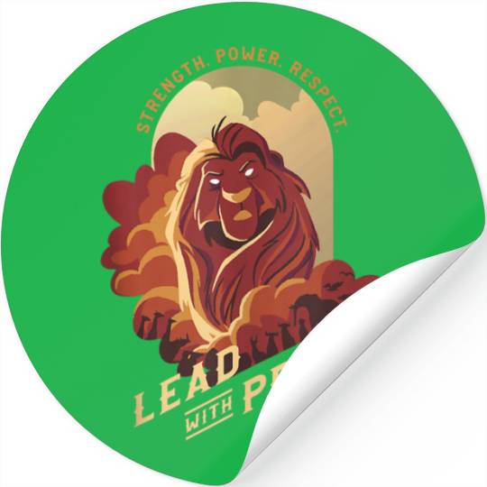 Disneyss The Lion King 30th Anniversary Mufasa Lead With Pride Stickers