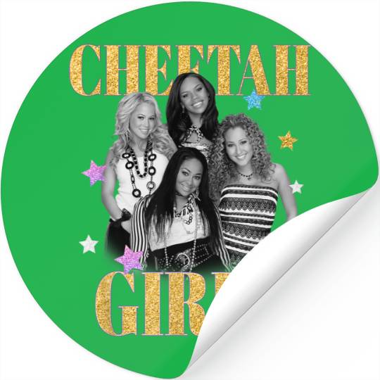 Disney The Cheetah Girls Main Cast Group Shot Stickers