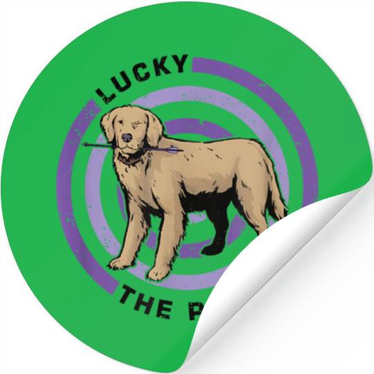 Marvels Hawkeye Disneyss Plus Lucky The Pizza Dog Targets Stickers