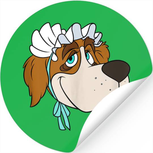 Disneyss Peter Pan Nana St Bernard Dog Big Faces Costume Stickers