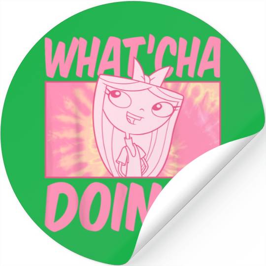 Disney Phineas And Ferb Whatcha Doing Stickers