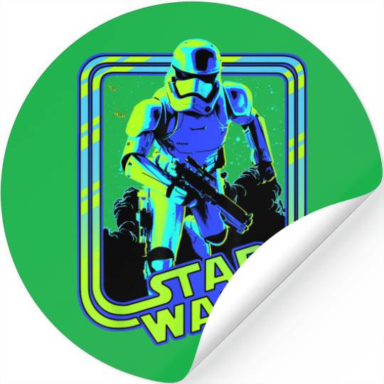 Star Wars Stormtrooper Glow Neon Disney Stickers