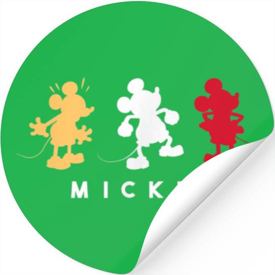 Amazon Essentials Disney Mickey Silhouette Trio Stickers