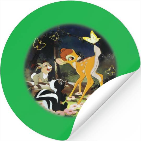 Disney Bambi Circle Stickers